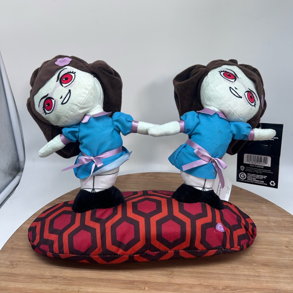 THE‎ SHINING ANNIMATED TALKING GRADY TWINS Gemmy Speaks Creepy Phrases NWT